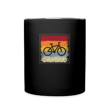 Vélo Rétro - Mug uni - noir - Devant