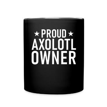 Axolotl Liebhaber Geschenke - Tasse einfarbig - Schwarz - Vorne