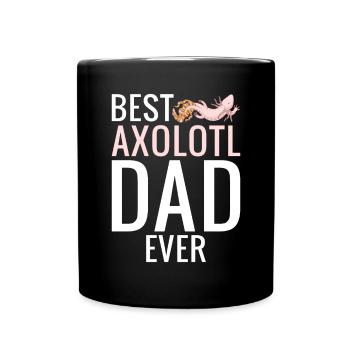 Axolotl Liebhaber Geschenke - Tasse einfarbig - Schwarz - Vorne