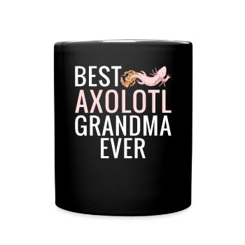 Axolotl Liebhaber Geschenke - Tasse einfarbig - Schwarz - Vorne