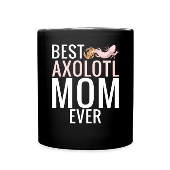 Axolotl Liebhaber Geschenke - Tasse einfarbig - Schwarz - Vorne