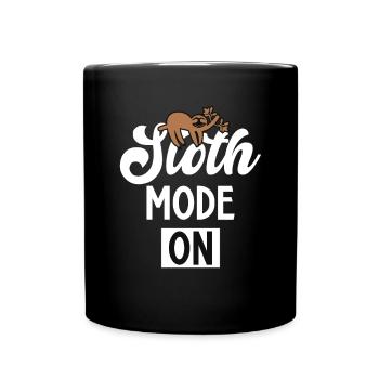 Paresseux Dire Humour Drôle Sarcasme Paresseux Paresseux - Mug uni - noir - Devant