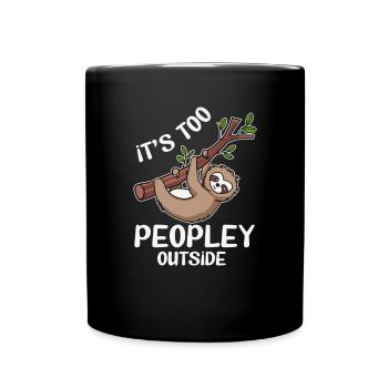Paresseux Dire Humour Drôle Sarcasme Paresseux Paresseux - Mug uni - noir - Devant
