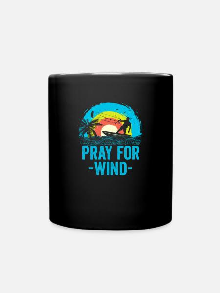 Kitesurfen Kiteboarding Kiteboarding Kite Surfer Kitesurfer - Tasse einfarbig - Schwarz
