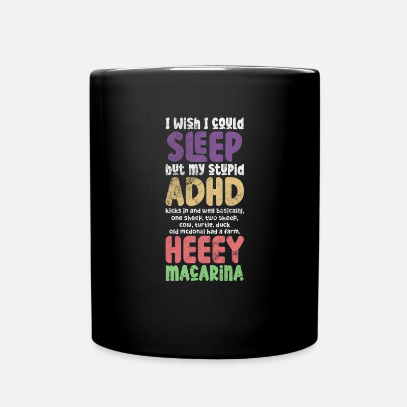 ADHD - Full Colour Mug - black