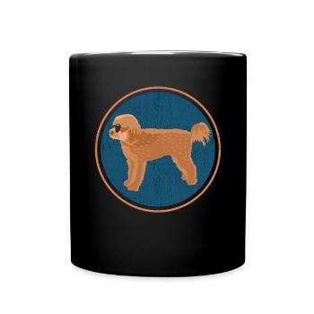 Cavapoo Dog Cavoodle Dog Owner Gift - Full Colour Mug - black - Front