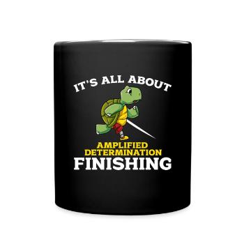 One Leg Joke Humor Gift - Full Colour Mug - black - Front