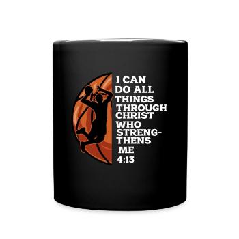Basket-ball - Mug uni - noir - Devant