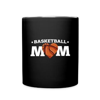 Basketball - Tasse einfarbig - Schwarz - Vorne