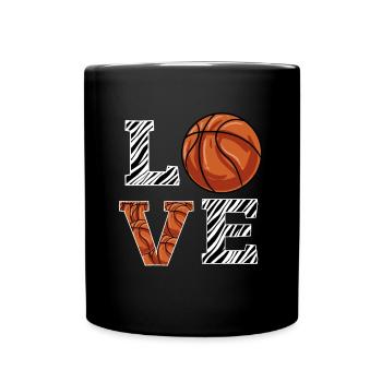 Basketball - Full Colour Mug - black - Front