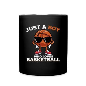 Basket-ball - Mug uni - noir - Devant