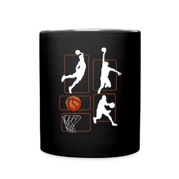 Basket-ball - Mug uni - noir - Devant