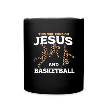 Basket-ball - Mug uni - noir - Devant