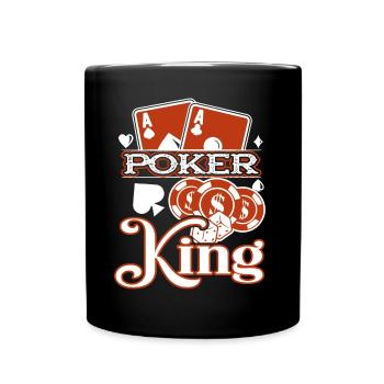 Poker Poker King - Full Colour Mug - black - Front