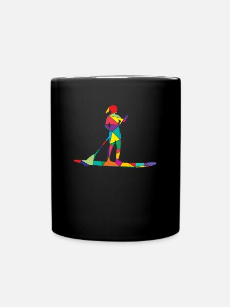 Stand Up Paddle Polygon SUP - Tasse einfarbig - Schwarz