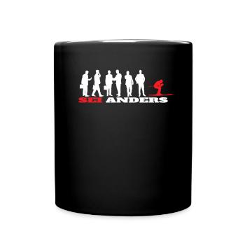 Ski accessories for skiers - Full Colour Mug - black - Front