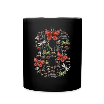 Collectionneurs d’insectes, insectes, amateurs de coléoptères, entomologistes - Mug uni - noir - Devant