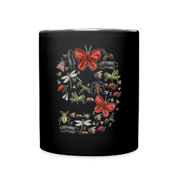 Collectionneurs d’insectes, insectes, amateurs de coléoptères, entomologistes - Mug uni - noir - Devant