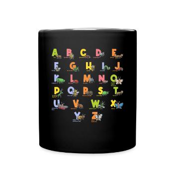 Insect collectors, insects, beetle lovers, entomologists - Full Colour Mug - black - Front