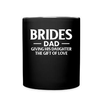 Père De La Chemise de la mariée Cadeau Père de mariage - Mug uni - noir - Devant