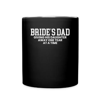 Père De La Chemise de la mariée Cadeau Père de mariage - Mug uni - noir - Devant