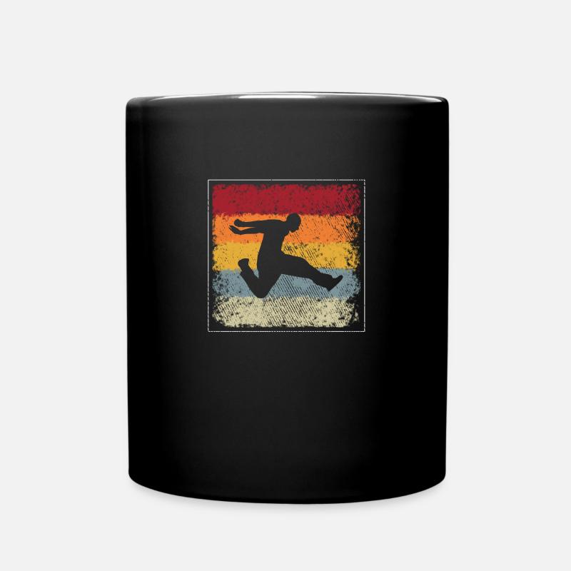 Parkour Retro - Tasse einfarbig - Schwarz