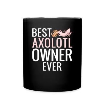 Axolotl Liebhaber Geschenke - Tasse einfarbig - Schwarz - Vorne