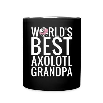 Axolotl Liebhaber Geschenke - Tasse einfarbig - Schwarz - Vorne
