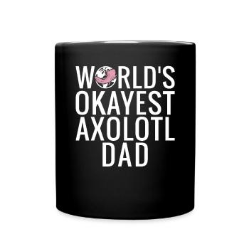 Axolotl Liebhaber Geschenke - Tasse einfarbig - Schwarz - Vorne