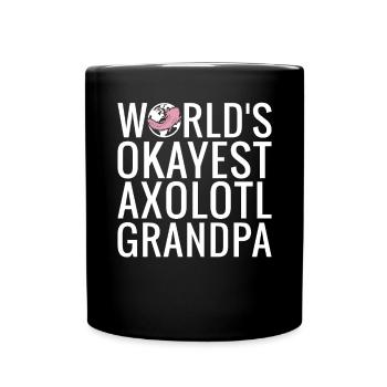 Axolotl Liebhaber Geschenke - Tasse einfarbig - Schwarz - Vorne