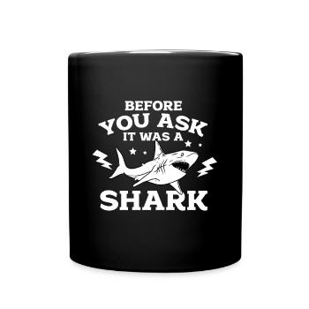 A leg joke humor gift - Full Colour Mug - black - Front