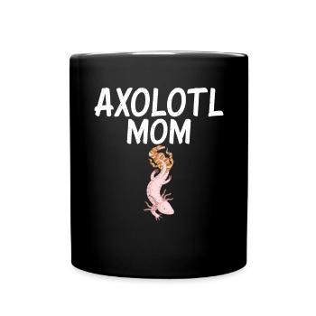 Axolotl Liebhaber Geschenke - Tasse einfarbig - Schwarz - Vorne