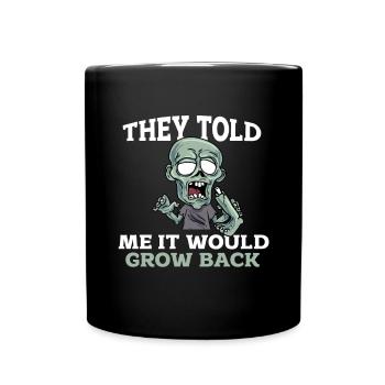 A leg joke humor gift - Full Colour Mug - black - Front