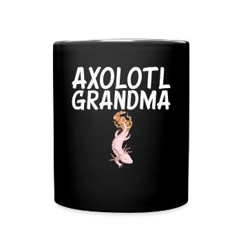 Axolotl Liebhaber Geschenke - Tasse einfarbig - Schwarz - Vorne