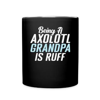 Axolotl Liebhaber Geschenke - Tasse einfarbig - Schwarz - Vorne