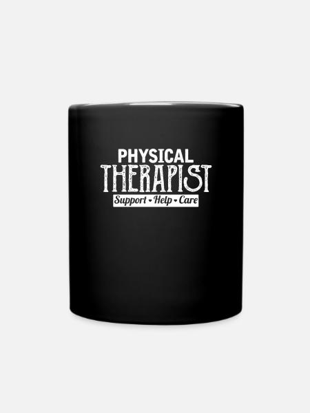 Physiotherapie Physiotherapeut PT Therapeut - Tasse einfarbig - Schwarz