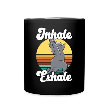 Yoga Meditation Fitness Workout Yoga Instructor - Full Colour Mug - black - Front