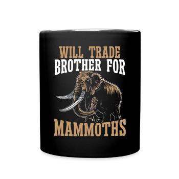 Mammouth Elephant Wildlife Extinct Animal Lover Lover - Mug uni - noir - Devant
