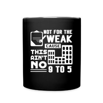 Real Estate Real Estate Agent Not For The Weak - Full Colour Mug - black - Front
