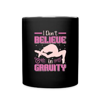Gymnast funny Workout - Full Colour Mug - black - Front