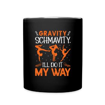 Apparatus Gymnast funny Workout - Tasse einfarbig - Schwarz - Vorne