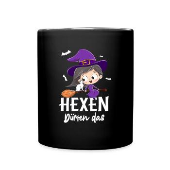 Hexen Dürfen Das - Tasse einfarbig - Schwarz - Vorne