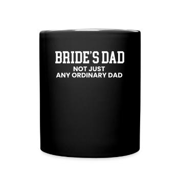 Brids Dad Chemise Cadeau Père de la mariée - Mug uni - noir - Devant