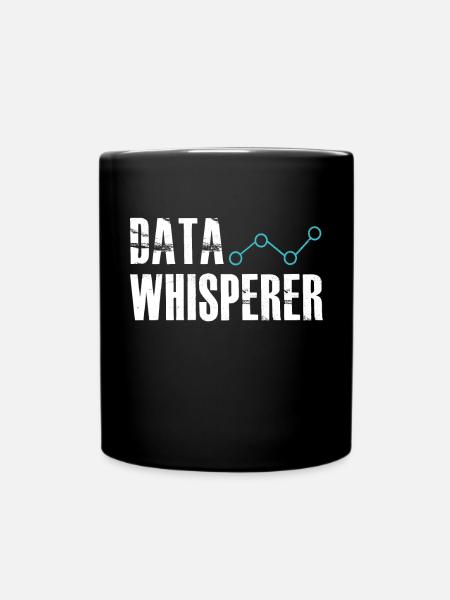 Data Whisperer Science Analyst Ingénieur logiciel - Mug uni - noir