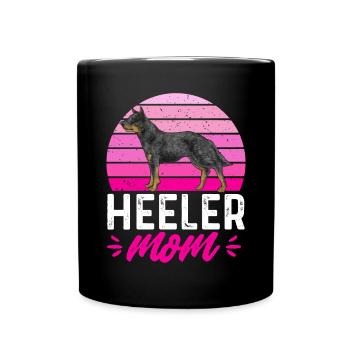Bouvier australien Red Blue Heeler - Mug uni - noir - Devant