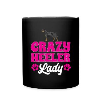 Bouvier australien Red Blue Heeler - Mug uni - noir - Devant