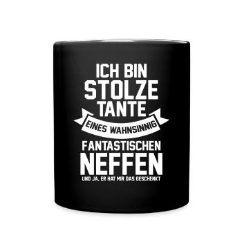 Godmother Nephew Aunt - Full Colour Mug - black - Front