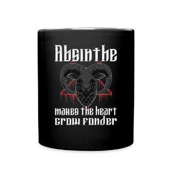 Satan Beelzebub Teufel Gothic Pentagram Mystisch - Tasse einfarbig - Schwarz - Vorne