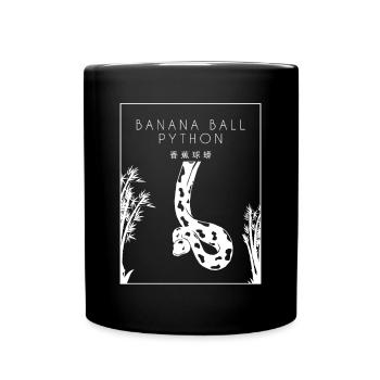 Boule de banane Python Hanzi Chinois Hanzi Snake Banane - Mug uni - noir - Devant