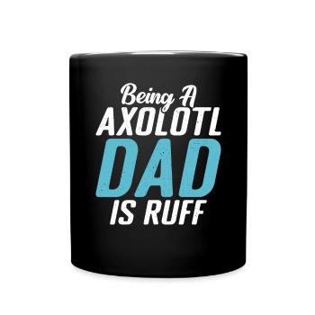 Axolotl Liebhaber Geschenke - Tasse einfarbig - Schwarz - Vorne